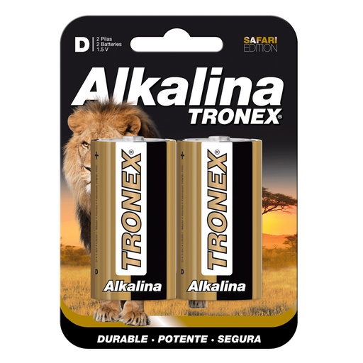 [057673] Pila Alkalina Tronex D 2 Unidades