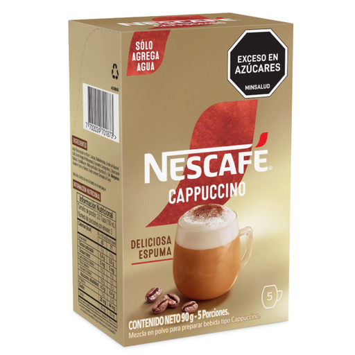 [057678] Nescafé Cappuccino 90Gr 5 Unidades