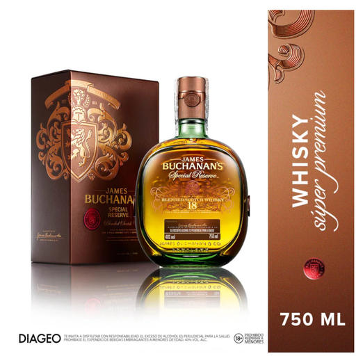 [037731] Whisky Súper Premium Buchanans Special Reserva  750Ml
