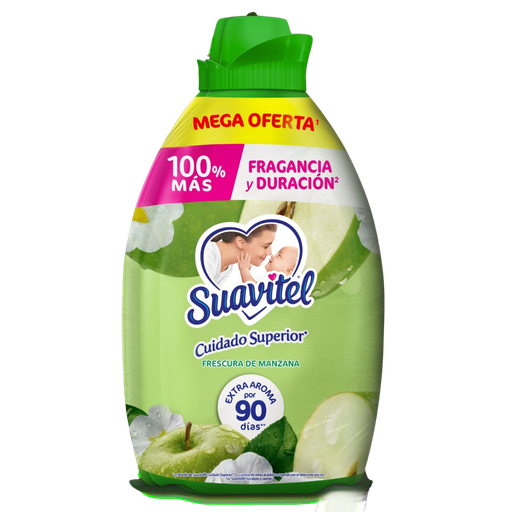 [057784] Suavitel Cuidado Superior  Frescura De  Manzana 2 Unidades  2.8L