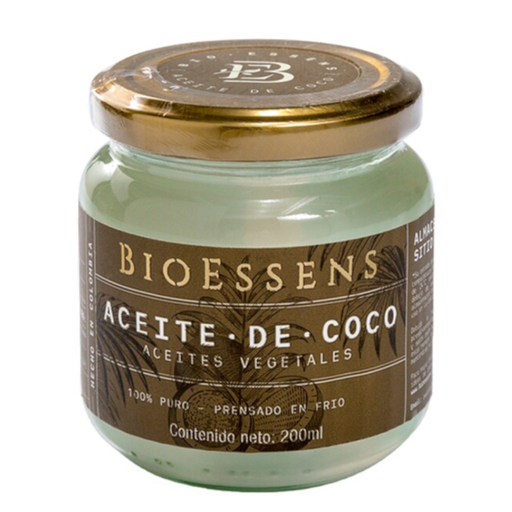 [057800] Aceite Coco Biossens Vegetal Frasco 200Ml