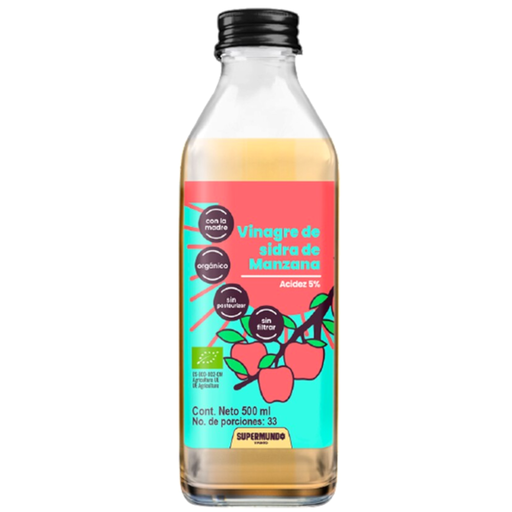 [057805] Vinagre De Cidra De Manzana Supermundo 500Ml