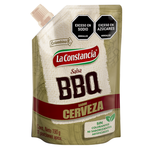[057811] Salsa Bbq Sabor Cerveza La Constancia 190Gr