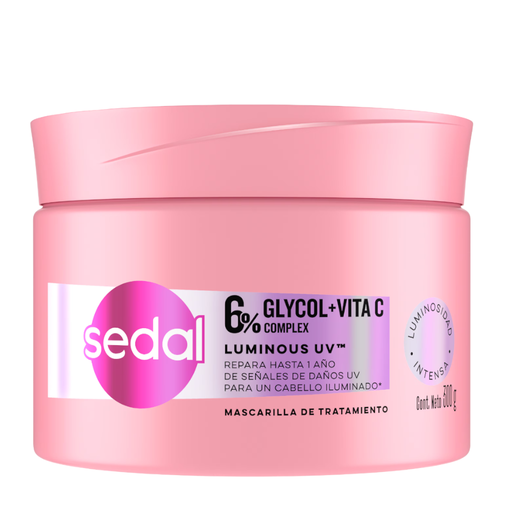 [057820] Tratamiento Mascarilla Sedal Luminous Uv 300Gr