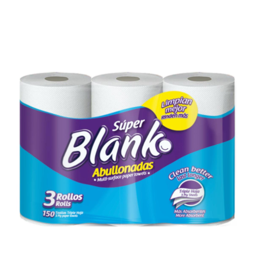 [057827] Toalla Cocina Súper Blanko 3 Unidades