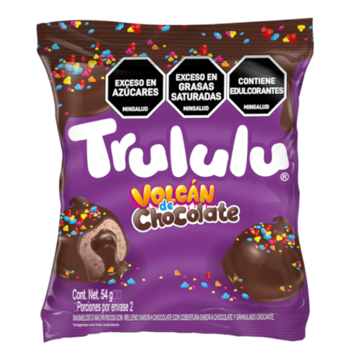 [057829] Gomas Trululu Volcán De Chocolate 54Gr