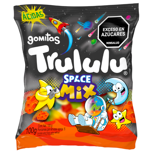 [057831] Gomas Acidas Trululu Space Mix 100Gr