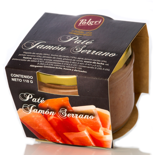 [057854] Paté Jamón Serrano Polgri 110Gr