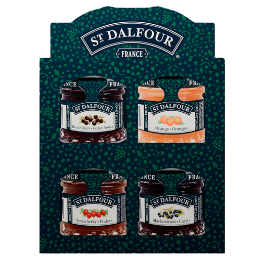 [057865] Mermelada Mini St Dalfour Surtida 4 Unidades  28Gr