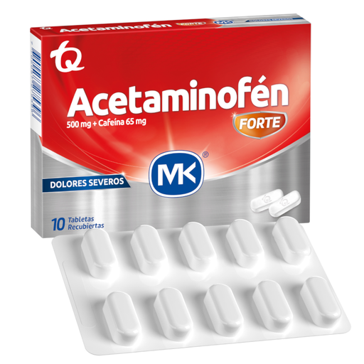 [057866] Acetaminofén Forte Mk Dolores Severos 10 Unidades