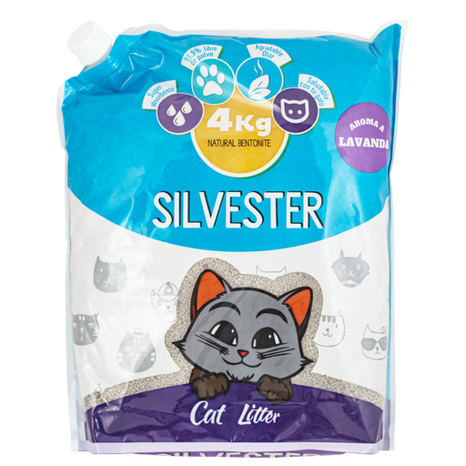 [057872] Arena Gatos Silvester Aroma Lavanda 4Kg