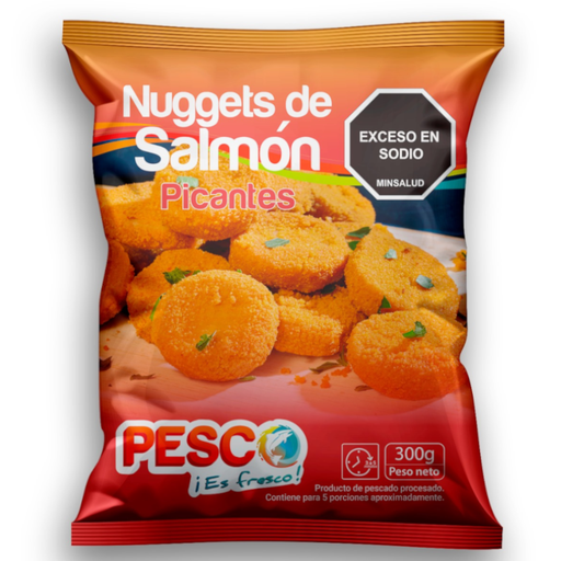 [057877] Nuggets De Salmón Picantes Pesco 300Gr