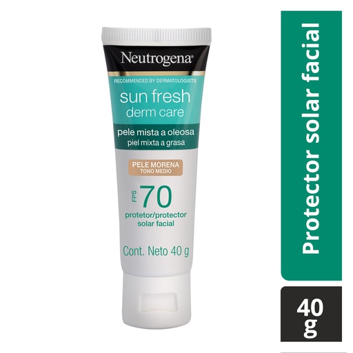 [057880] Protector Solar Facial Neutrogena Sun Fresh Facial Fps70 Tono Medio  40Gr