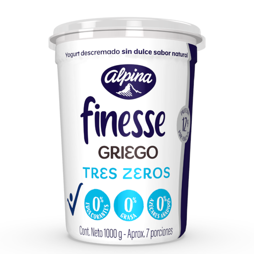 [057893] Yogurt Griego Alpina Finesse Tres Zeros 1000Gr