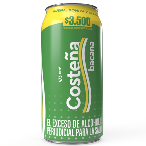 [057894] Cerveza Costeña Bacana Lata 473CC