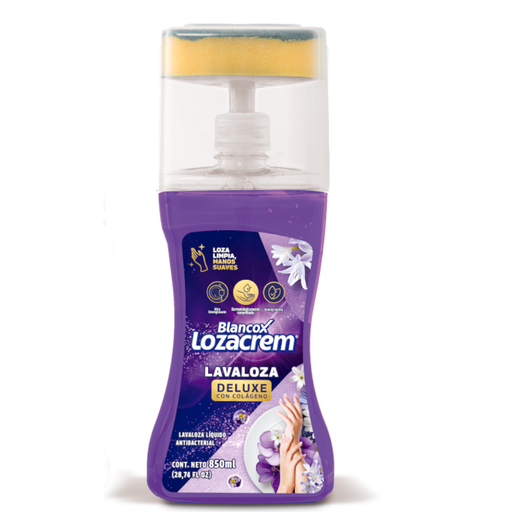[057904] Lavaplatos Loza Crem Blancox Deluxe Con Colágeno 850Ml