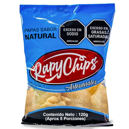 [057931] Papas Naturales Rapychips 120Gr