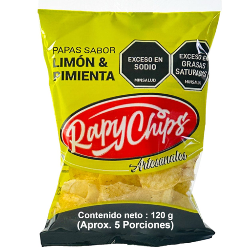 [057933] Papas Limón Y Pimienta Rapychips 120Gr