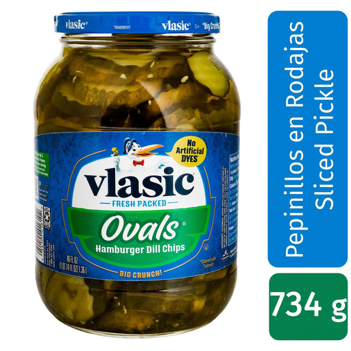 [057944] Pepinillos En Rodajas Vlasic 734Gr
