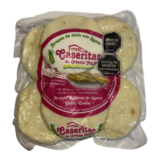 [057978] Arepa De Queso Caseritas De Oriente H&M 6 Unidades 600Gr
