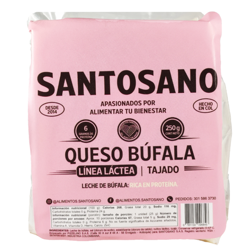 [057993] Queso Búfala Tajado Santosano 250Gr