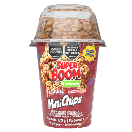 [058011] Yogurt Cereal Superboom Colanta Minichips 170Gr