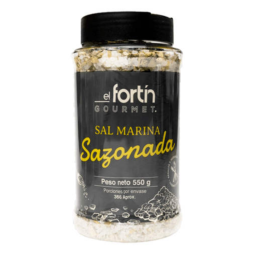 [058035] Sal Marina Sazonada El Fortín Repuesto 550Gr