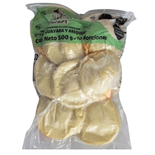 [058048] Pastel Guayaba y Arequipe Cacaos 10 Unidades 500Gr