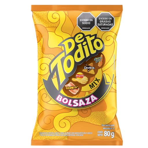 [058054] Detodito Mix Bolsaza 80Gr