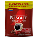 Nescafé Tradición Doypack 30Gr Gratis 20%