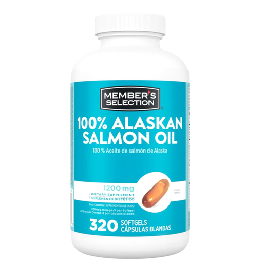 [058091] Capsulas  100% Aceite Salmón De Alaskan 320 Unidades