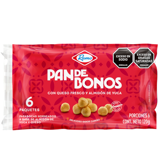 [058101] Pandebonos Snack Ramo 6 Unidades 120Gr