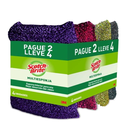 Multiesponja Scotch Brite Colores Pague 2 LLeve 4