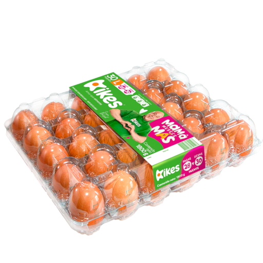 [058141] Huevos AA Rojo  Kikes L Paga 28 LLeva 30 Unidades