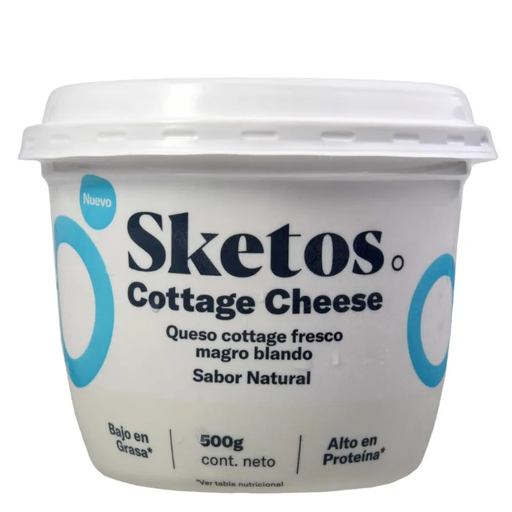[058160] Queso Cottage Sketos Cheese Sabor Natural 500Gr