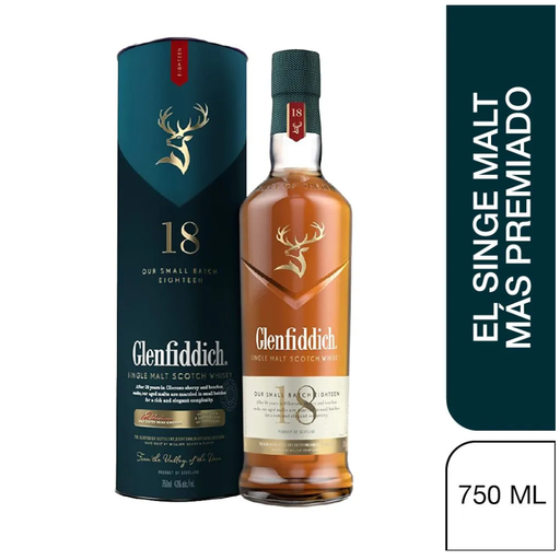 [058166] Whisky Glenfiddich 18 Años 750Ml