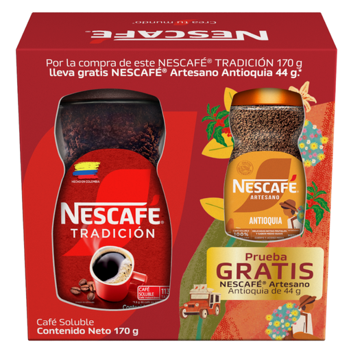 [058175] Nescafé Tradición 170Gr Gratis Café Antioqueño 44Gr