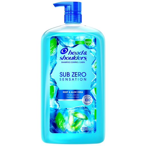 [058187] Shampoo H&S Sub Zero Menta Y Aloe Vera 850Ml
