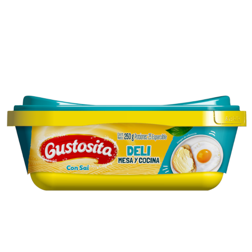 [058198] Margarina Gustosita Deli Con Sal  250Gr