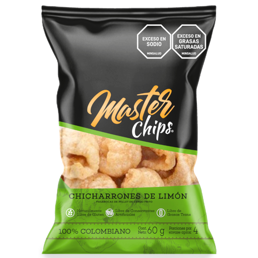 [058202] Chicharrones Limón Master Chips 60Gr