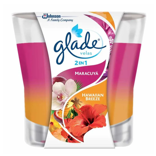 [058205] Vela Aromatizada Glade Maracuya Hawaiian  Brieeze 96Gr