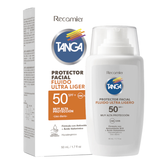 [058247] Protector Facial Tanga Fluido Ultra Ligero SPF50 50Ml