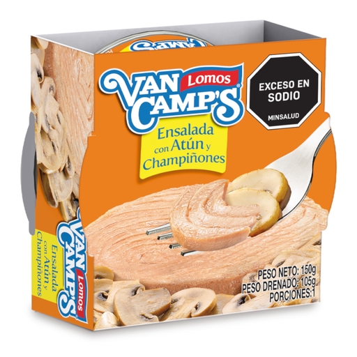 [011429] Atún Van Camps Con Champiñones 150Gr