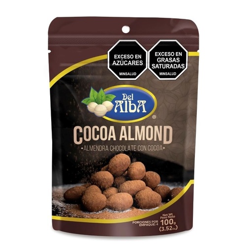 [058264] Almendra Chocolate Con Cocoa Del Alba 100Gr
