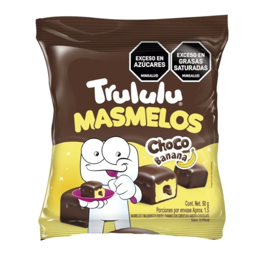 [058272] Masmelos Trululu Choco Banana 50Gr
