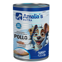 Conservas Para Cachorros Amalia's Nutra Pollo Lata 400Gr