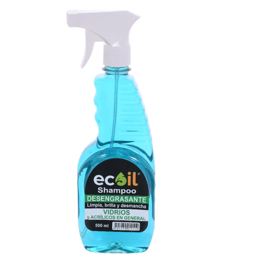 [058331] Shampoo Desengrasante Para Vidrios Y Acrilicos Ecoil 500Ml