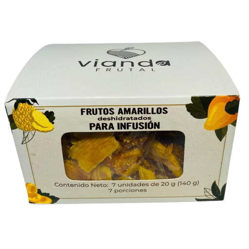 [057700] Frutos Amarillos Deshidratados  Para Infusión Vianda 7 Unidades 140Gr