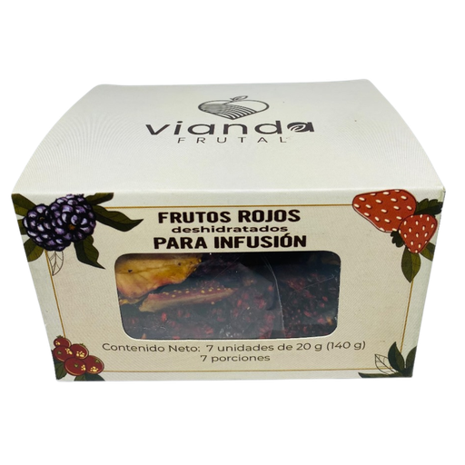 [057699] Frutos Rojos Deshidratados  Para Infusión Vianda 7 Unidades 140Gr