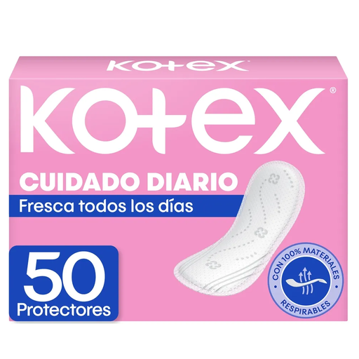 [051406] Protectores Kotex Cuidado Diario 50 Unidades